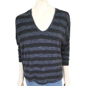 AMERICAN EAGLE Oversized Slouchy Dolman Sleeve Striped Sweater SZ S